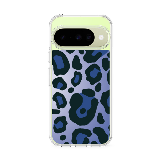 スリムプロテクションケース［ Leopard - Blue ］