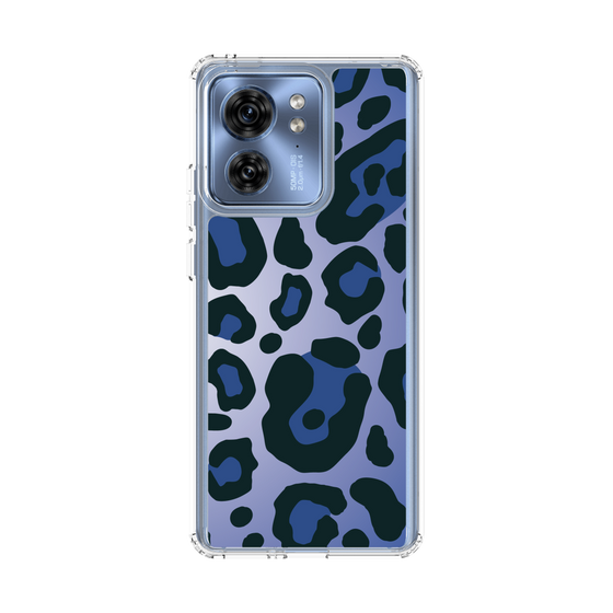 スリムプロテクションケース［ Leopard - Blue ］