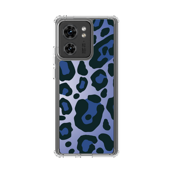 スリムプロテクションケース［ Leopard - Blue ］