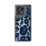 スリムプロテクションケース［ Leopard - Blue ］