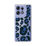 スリムプロテクションケース［ Leopard - Blue ］