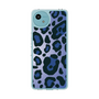 スリムプロテクションケース［ Leopard - Blue ］