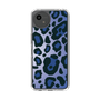 スリムプロテクションケース［ Leopard - Blue ］