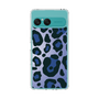 スリムプロテクションケース［ Leopard - Blue ］