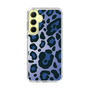 スリムプロテクションケース［ Leopard - Blue ］