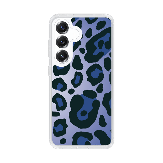 スリムプロテクションケース［ Leopard - Blue ］