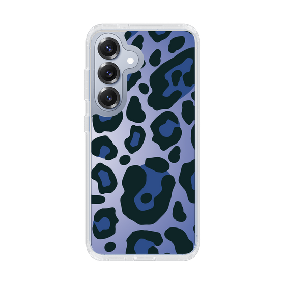 スリムプロテクションケース［ Leopard - Blue ］