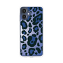スリムプロテクションケース［ Leopard - Blue ］