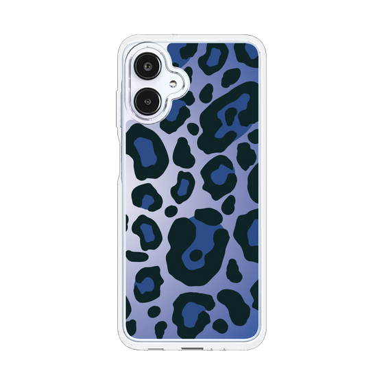スリムプロテクションケース［ Leopard - Blue ］