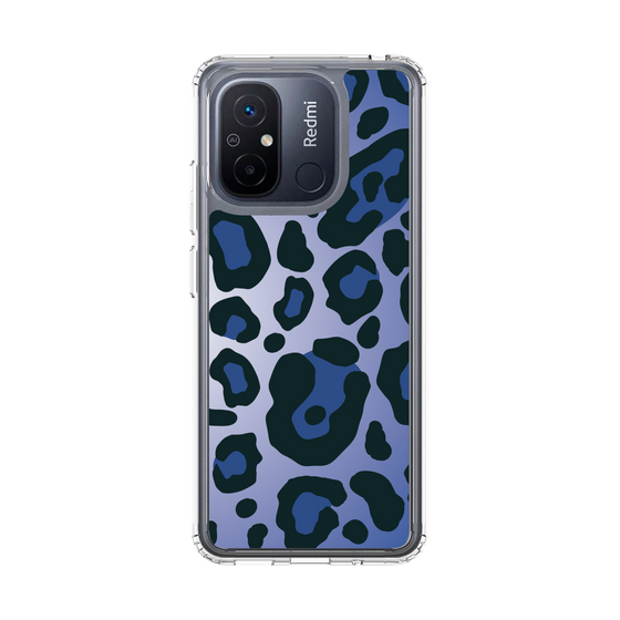 スリムプロテクションケース［ Leopard - Blue ］