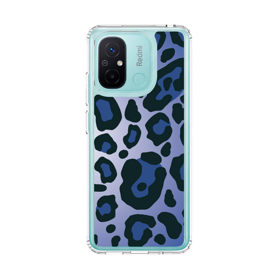 スリムプロテクションケース［ Leopard - Blue ］