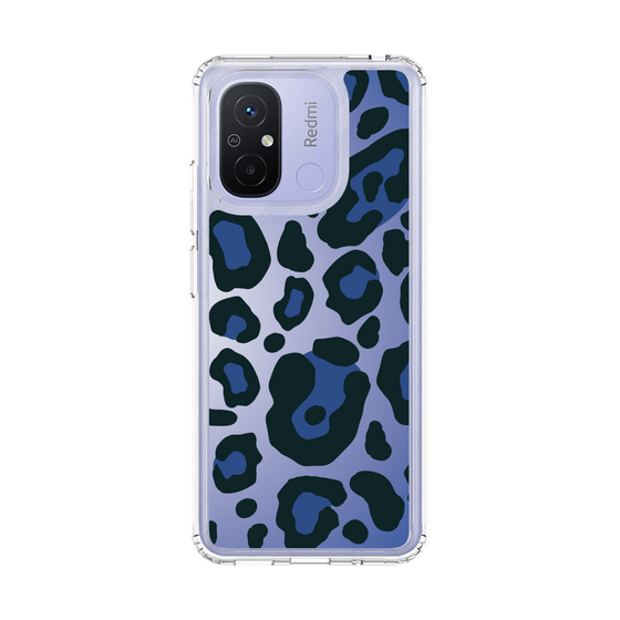 スリムプロテクションケース［ Leopard - Blue ］