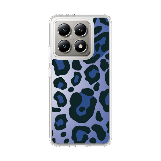 スリムプロテクションケース［ Leopard - Blue ］