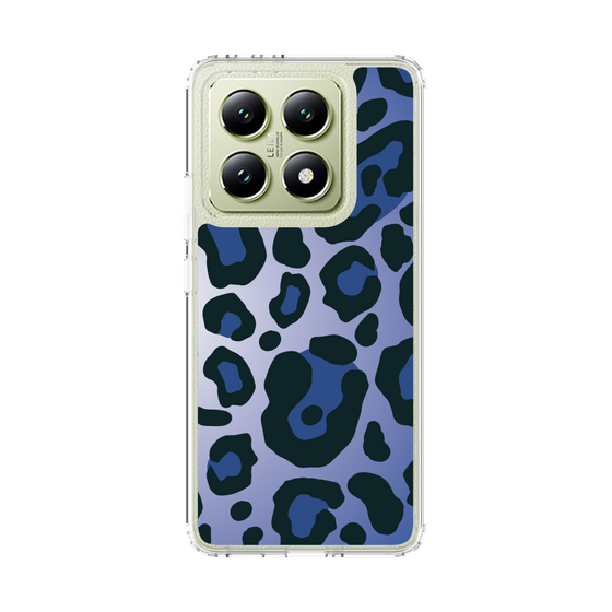 スリムプロテクションケース［ Leopard - Blue ］