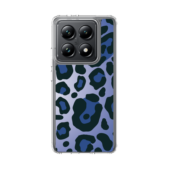 スリムプロテクションケース［ Leopard - Blue ］