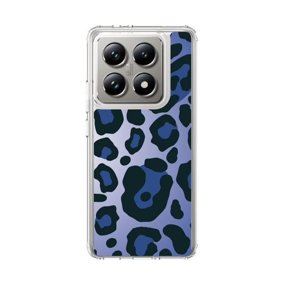 スリムプロテクションケース［ Leopard - Blue ］