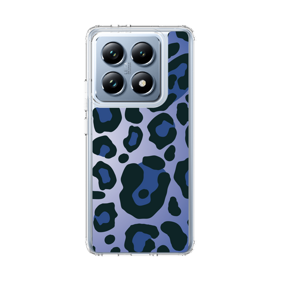 スリムプロテクションケース［ Leopard - Blue ］