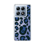 スリムプロテクションケース［ Leopard - Blue ］