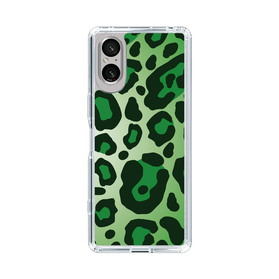 スリムプロテクションケース［ Leopard - Green ］