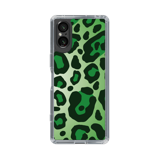 スリムプロテクションケース［ Leopard - Green ］