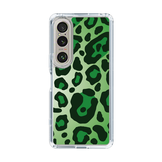 スリムプロテクションケース［ Leopard - Green ］