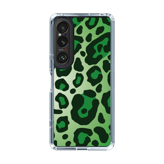 スリムプロテクションケース［ Leopard - Green ］