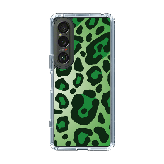 スリムプロテクションケース［ Leopard - Green ］