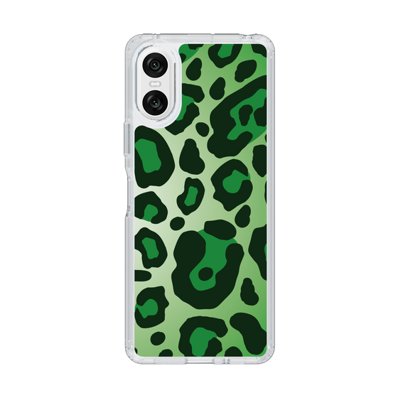 スリムプロテクションケース［ Leopard - Green ］