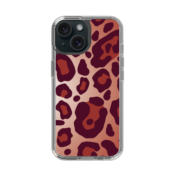 スリムプロテクションケース［ Leopard - Red ］