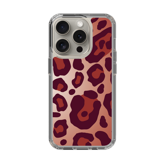 スリムプロテクションケース［ Leopard - Red ］