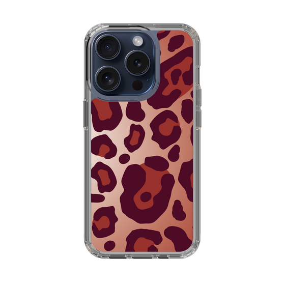 スリムプロテクションケース［ Leopard - Red ］