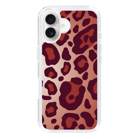 スリムプロテクションケース［ Leopard - Red ］