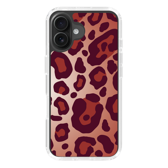 スリムプロテクションケース［ Leopard - Red ］