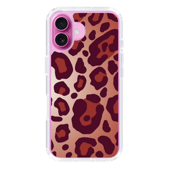 スリムプロテクションケース［ Leopard - Red ］