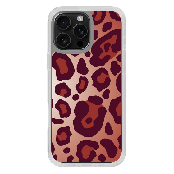 スリムプロテクションケース［ Leopard - Red ］