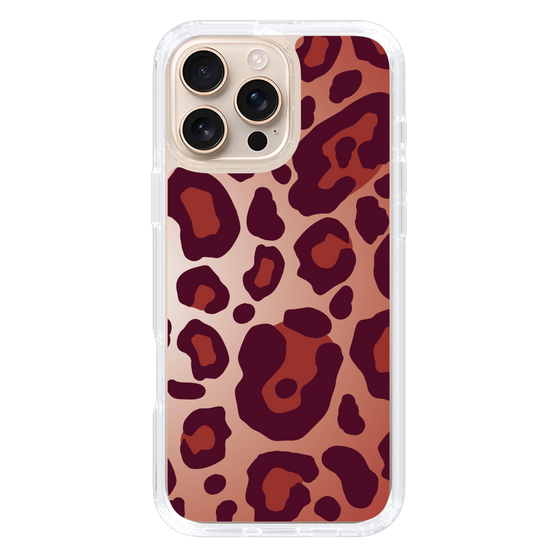 スリムプロテクションケース［ Leopard - Red ］