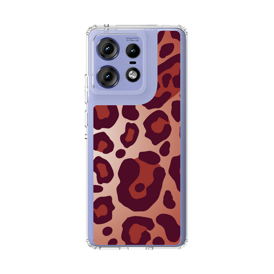 スリムプロテクションケース［ Leopard - Red ］
