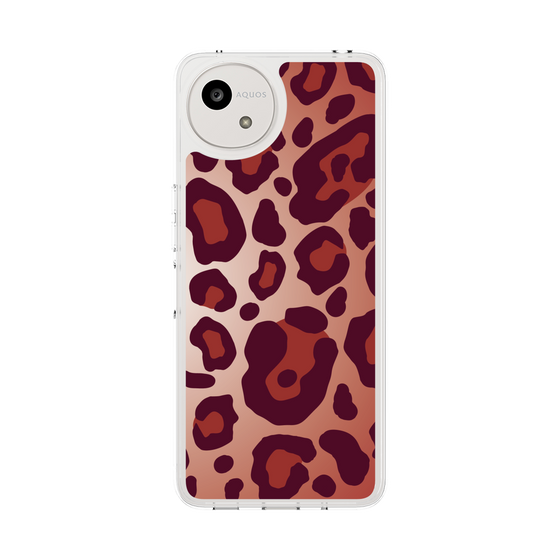 スリムプロテクションケース［ Leopard - Red ］
