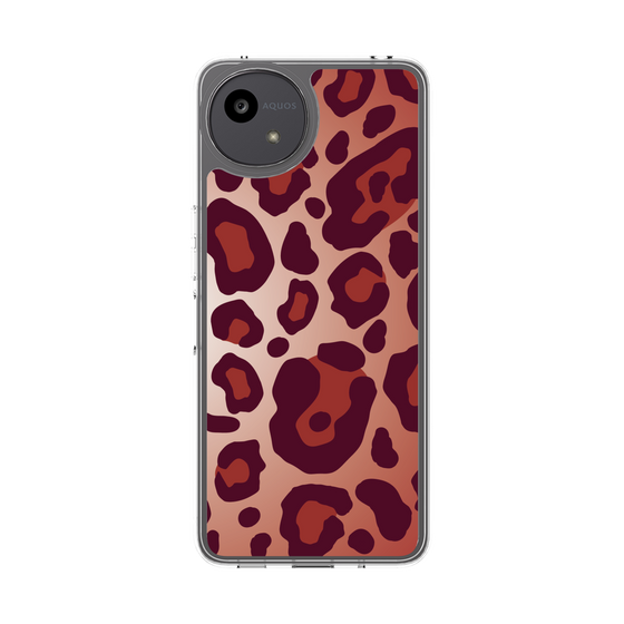 スリムプロテクションケース［ Leopard - Red ］