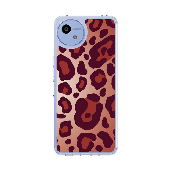 スリムプロテクションケース［ Leopard - Red ］