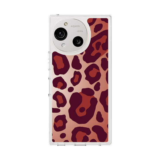 スリムプロテクションケース［ Leopard - Red ］
