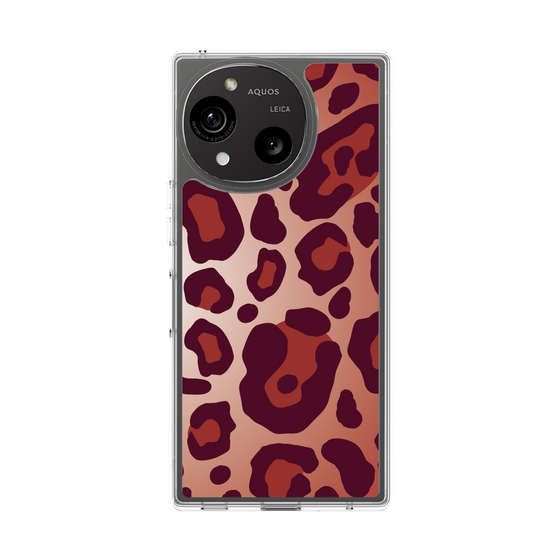 スリムプロテクションケース［ Leopard - Red ］
