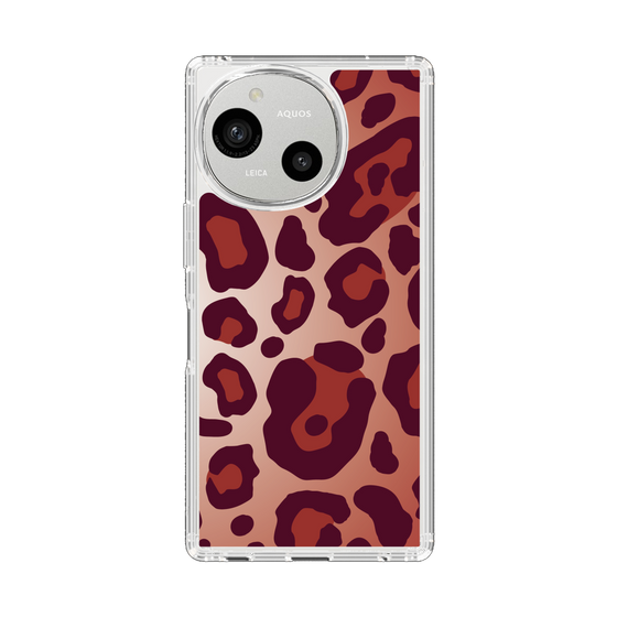 スリムプロテクションケース［ Leopard - Red ］