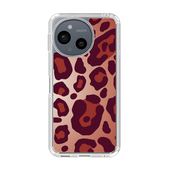 スリムプロテクションケース［ Leopard - Red ］