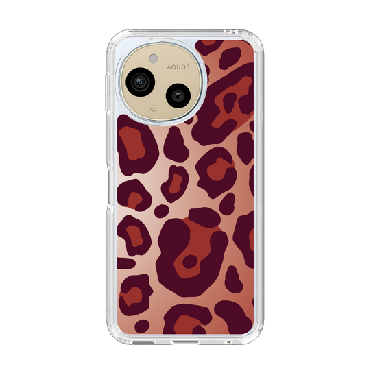 スリムプロテクションケース［ Leopard - Red ］