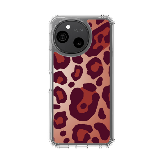 スリムプロテクションケース［ Leopard - Red ］