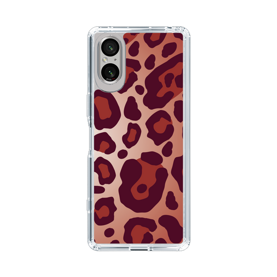 スリムプロテクションケース［ Leopard - Red ］