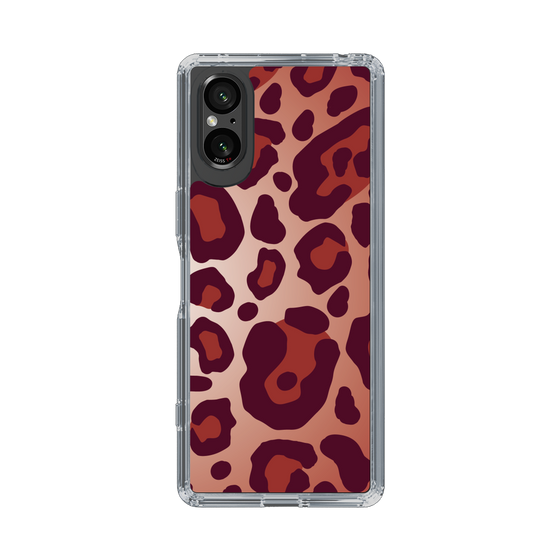 スリムプロテクションケース［ Leopard - Red ］