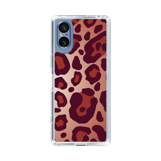 スリムプロテクションケース［ Leopard - Red ］