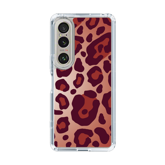 スリムプロテクションケース［ Leopard - Red ］